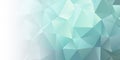 Low poly abstract banner design Royalty Free Stock Photo