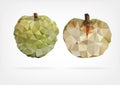 Low Poly Annona fruit