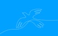 Low poly art dove of peace. World Day pigeon hope emblem against military conflict violence poster drawing sketch