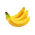 Low poly banana image.