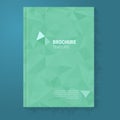 Low Poly Brochure / Report Template Royalty Free Stock Photo