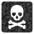 Death Box Triangle Filled Icon Royalty Free Stock Photo