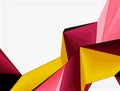 Low poly geometric 3d shape background Royalty Free Stock Photo