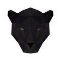 Low poly illustration. Panther