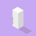 Low poly isometric fridge