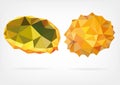 Low Poly Kiwano fruit