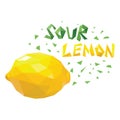 Low poly lemon