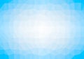 Low poly light blue abstract background. Geometric triangulation consisting of triangles with space for text. Textured template