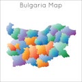 Low Poly map of Bulgaria.