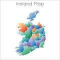 Low Poly map of Ireland.