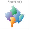 Low Poly map of Kosovo.