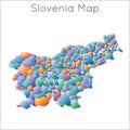 Low Poly map of Slovenia.