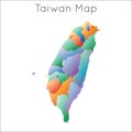 Low Poly map of Taiwan.