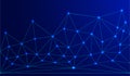 Low Poly Network Design. Stylized 3D Connection Nodes and Web Structures for Tech, UI, Apps, and Digital Visuals Royalty Free Stock Photo