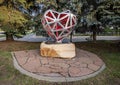 `Low-Poly` Open Heart` by Matthew Duffy in Avon, Colorado.