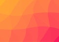 Low poly orange abstract background. Geometric triangulation consisting of triangles with space for text bright spot. Textured