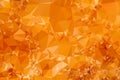 Low Poly Orange Triangular Abstract Background