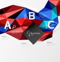 Low poly polygonal triangle abstract background Royalty Free Stock Photo