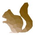 Low poly squirrel