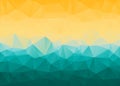 Low Poly triangular background. Royalty Free Stock Photo