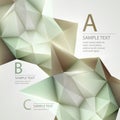 Low poly triangular background. Vector Royalty Free Stock Photo