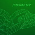 Low poly vein or wire wireframe mesh background.