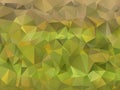 low poly yellow green background