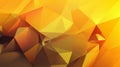 Low poly yellow pattern, creative digital illustration, abstract, backgrounds Royalty Free Stock Photo
