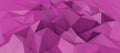 low polygon abstract magenta triangles mountain effect background