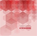 Low polygon background with copy-space, Abstract grey and red geometric corporate design background. Royalty Free Stock Photo