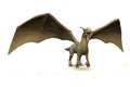 Low Polygone Object Dragon left Royalty Free Stock Photo