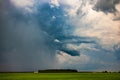 A Low Precipitation Supercell, amazing storm structure Royalty Free Stock Photo