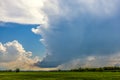 A Low Precipitation Supercell, amazing storm structure Royalty Free Stock Photo