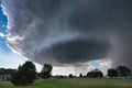 A low precipitation supercell thunderstorm over Kearney, NEbraska