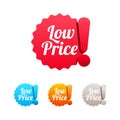 Low Price Labels Royalty Free Stock Photo