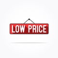 Low Price Long Shadow Label