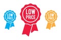 Low Price Ribbons Royalty Free Stock Photo