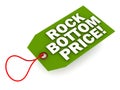 Low prices Royalty Free Stock Photo