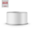 Tuna can with label on white background. Royalty Free Stock Photo