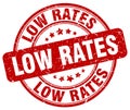 low rates red stamp Royalty Free Stock Photo