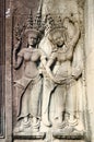Low relief in Angkor Royalty Free Stock Photo