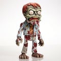 Zombie Vinyl Toy On White Background - Todd Schorr Style