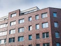 Low Rise Apartment Building with Brick Facade Royalty Free Stock Photo