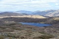 Blea Tarn viewed from Low Saddle Royalty Free Stock Photo