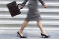 Low Section OF Businesswoman Walking