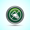 Low Sodium Icon Button Design Illustration Royalty Free Stock Photo