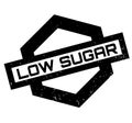 Low Sugar rubber stamp