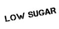 Low Sugar rubber stamp