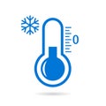 Low temperature vector pictogram Royalty Free Stock Photo