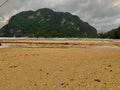 Low tide beach in Coron Palawan Royalty Free Stock Photo